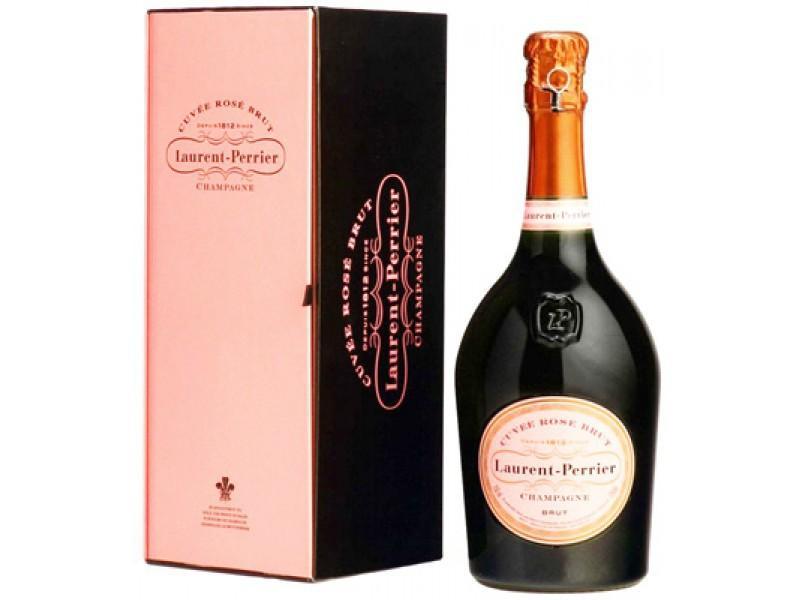 Шампанское Laurent-Perrier Cuvee Rose Brut coffret gift box 750 мл
