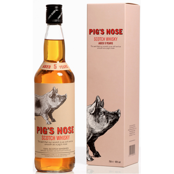 Виски Spencerfield Spirit Pig's Nose gift in box  8 year  700 мл