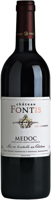 Вино Medoc АОС Chateau Fontis Cru Bourgeois Медок АОС Шато Фонтис Крю Буржуа  2006 750 мл