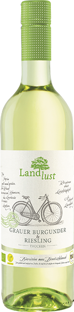 Вино Peter Mertes Landlust Grauer Burgunder-Riesling Петер Мертес Ландлуст Грауэр Бургундер-Рислинг 2016  750 мл