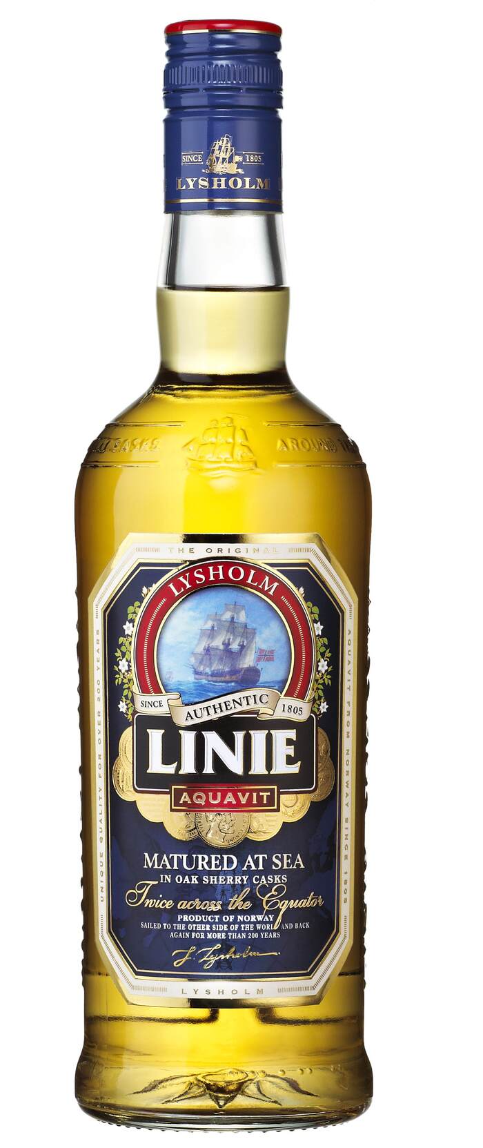 Аквавит  Lysholm Linie Aquavit  Лисхолм Лини  500 мл