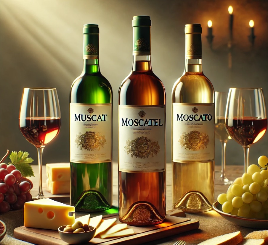 Muscat, Moscatel и Moscato