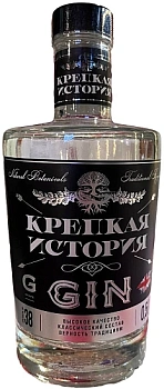 Джин Крепкая История    500 мл 40 %