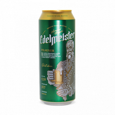 Пиво Edelmeister Pilsener ж/б 500 мл