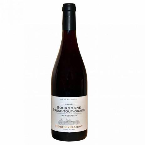 Вино Henri de Villamont   Bourgogne Passetoutgrains Rouge  2020 750 мл