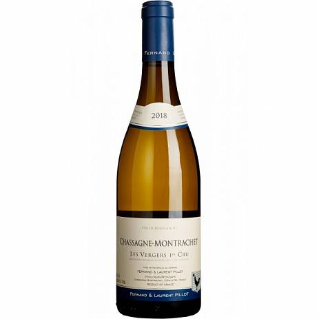 Вино Domaine Fernand & Laurent Pillot Chassagne Monrachet 1er Cru Les Vergers  2018 75