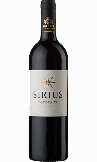 Вино Sirius Bordeaux Rouge AOC Сириус Бордо красное сухое 750 