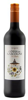 Вино Les Halles Cotes de Gascogne rouge Лез Аль Кот де Гасконь руж  красное полусухое 750 мл