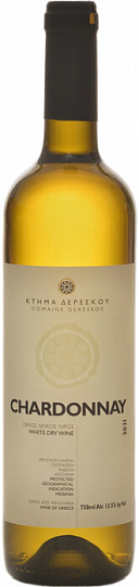 Вино Domaine Dereskos Chardonnay  2021 750 мл  13,5%
