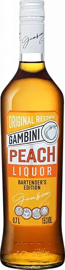 Ликер   Gambini  Peach  700  мл  15 %
