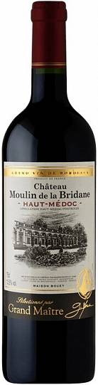 Вино Chateau Moulin de la Bridane Haut-Medoc AOC  2016 750 мл