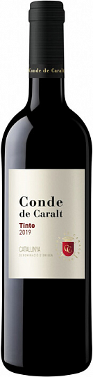 Вино Conde de Caralt Tinto Seco Catalunya DO  2019 750 мл