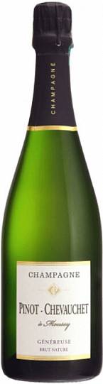 Шампанское Pinot-Chevauchet Genereuse Brut Nature  2015 750 мл 12,5%