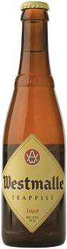 Пиво Westmalle Trappist  Tripel Вестмалле Траппист  Трипель стекло 330 мл