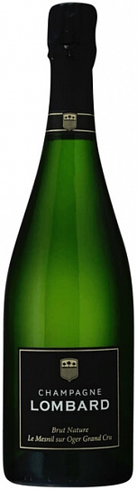 Шампанское Champagne Lombard Brut Nature Le Mesnil sur Oger Grand Cru gift box  