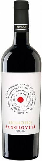 Вино  Domodo  Sangiovese Puglia IGP Домодо  Санджовезе  2021  750 мл