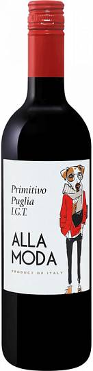 Вино  Alla Moda  Primitivo, Puglia IGT   Алла Мода Примитиво  2019  7