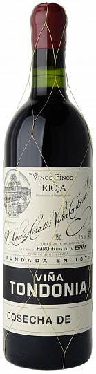 Вино Lopez de Heredia Vina Tondonia Reserva Rioja Tinto Лопес де Эредия 