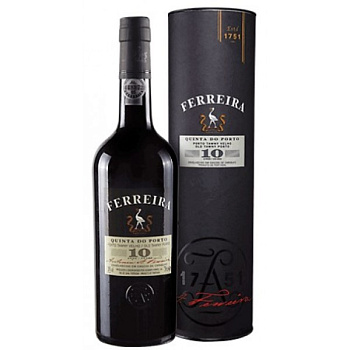 Портвейн  Ferreira Old Tawny Porto 10 YO gift in box  750 мл
