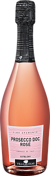 Игристое вино Rose Millesimato Spumante Extra Dry Prosecco DOC Villa degli Olmi    750 мл