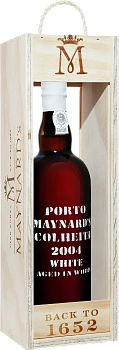 Портвейн Maynard's Porto Colheita White Barao de Vilar - Vinhos  2004 gift box  750 мл