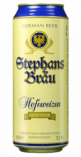 Пиво Stephans Brau Hefeweizen 500 мл