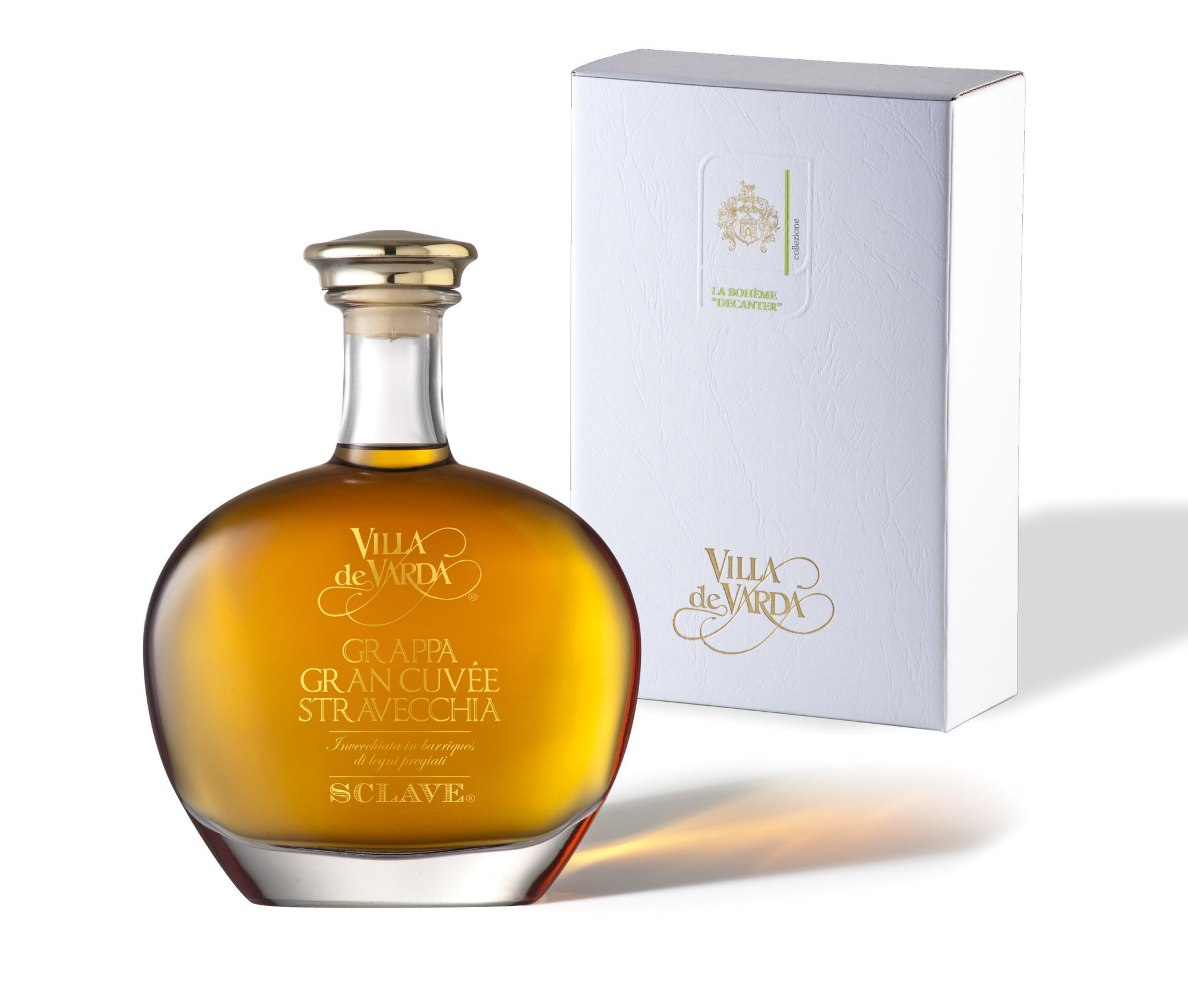Граппа Villa de varda  GRAN CUVEE STRAVECCHIA ‘SCLAVE’ gigt box  0,7