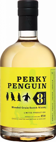 Виски Perky Penguin Blended Grain Scotch Whisky 8 y.o.  46% 700 мл