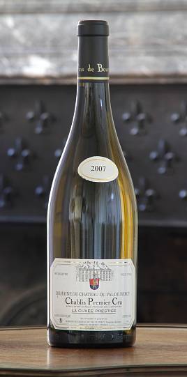 Вино Château du Val de Mercy Chablis Premier Cru  Cuvee Prestige 2018 750 мл 13%
