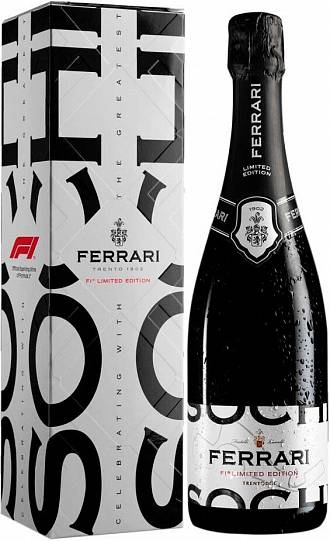 Игристое вино Ferrari Brut Formula 1 Trento DOC  gift box Sochi  2017 750 мл