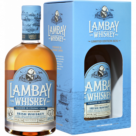 Виски Lambay Small Batch Blend Irish Whiskey 4 YO in gift box  700 мл