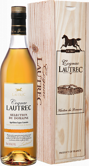 Коньяк Godet Cognac Lautrec Selection du Domaine  wooden box  700 мл