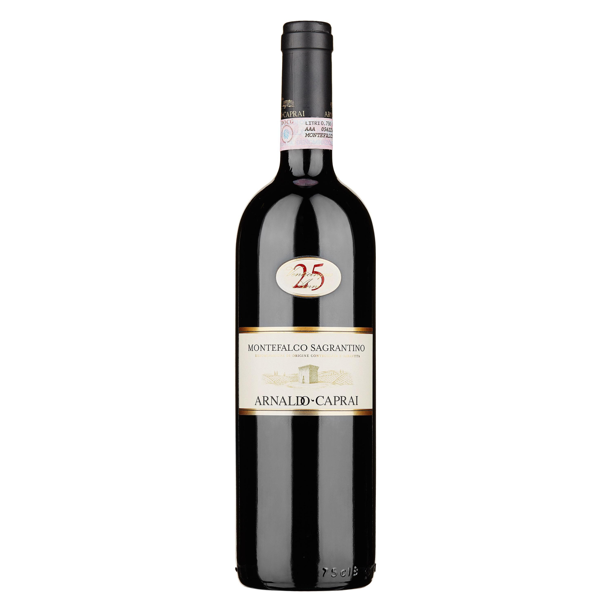Вино Sagrantino di Montefalco 25 Anni Монтефалько Сагрантино Арнальдо Капрай 25 лет 2019 750 мл 14,5%
