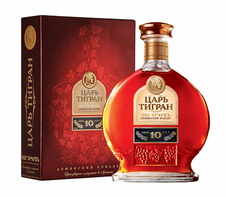 Коньяк Cognac Tsar Tigran 10YO Gift Box 700 мл