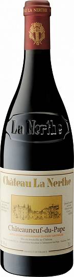 Вино Chateau la Nerthe Chateauneuf-du-Pape AOC Rouge  2017 750 мл 14,5%