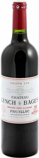 Вино Chateau Lynch-Bages Pauillac AOC 5-eme Grand Cru Classe Шато Линч-Баж 