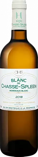 Вино Chateau Chasse-Spleen Blanc  Bordeaux AOC  2017  750 мл
