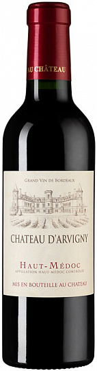 Вино Chateau d'Arvigny Haut-Medoc AOC Cru Bourgeois   2019 375 мл 13,5%