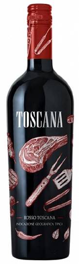 Вино BBQ  Toscana red  750 мл