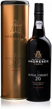 Портвейн    Andresen Royal Choice 20 YO Tawny gift tube    750 мл