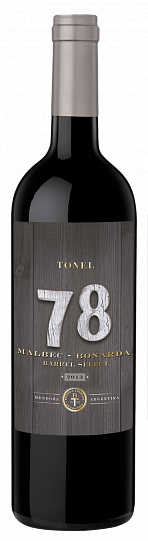 Вино Tonel 78 Malbec - Bonarda Тонель 78 Мальбек-Бонарда 2019 750