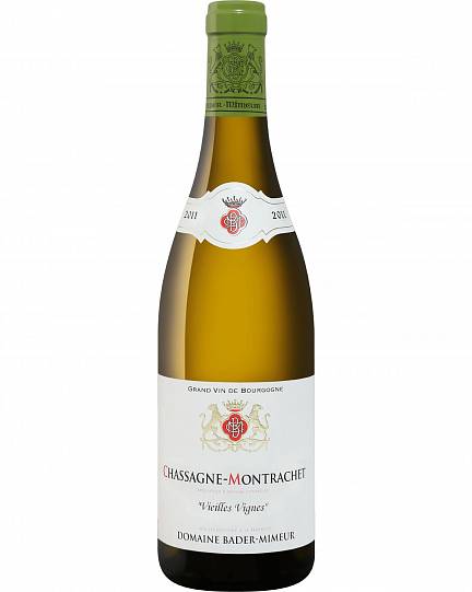 Вино Domaine Bader-Mimeur Chassagne-Montrachet AOC Vielles Vignes  2015 750 мл