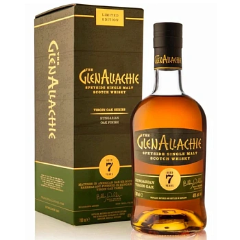 Виски   GlenAllachie 7 Year Old Hungarian Oak Finish    gift box 700 мл 48%