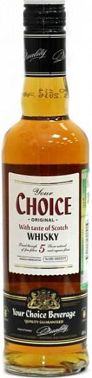 Виски Your Choice 5 With taste of Scotch Whisky   700 мл