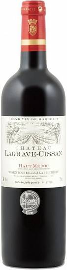 Вино Chateau Lagrave-Cissan  Haut-Medoc AOC   2016  750 мл