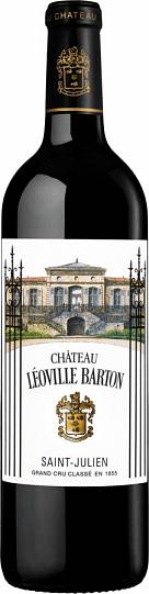 Вино Saint-Julien АОС Chateau Leoville Barton Grand Cru Classe 2015 750мл 13% 