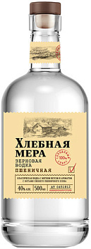 Водка   Хлебная Мера Пшеничная   500 мл