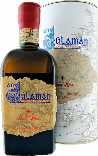 Джин An Dulaman Santa Ana Armada Strength Gin  gift box 500 мл