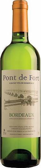 Вино Charles Yung et Fils Pont de Fort Blanc Bordeaux   2018  750 мл