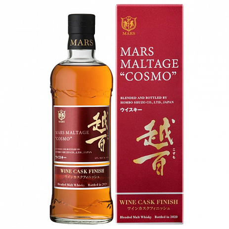 Виски Mars Maltage Cosmo Wine Cask Finish Blended Malt Whisky  gift box   700 мл